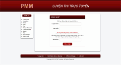 Desktop Screenshot of luyenthi.fmit.vn